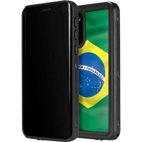 Brazil Flag Galaxy S20 Plus Waterproof Case